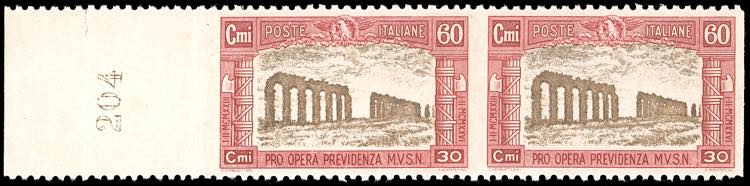 1926 - 60 + 30 cent. Milizia prima ... 