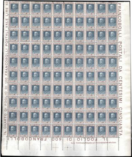1927 - 50 cent. Parmeggiani (218), ... 