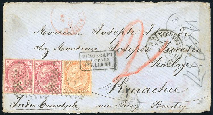 REGNO DITALIA-PAKISTAN 1867 - 10 ... 