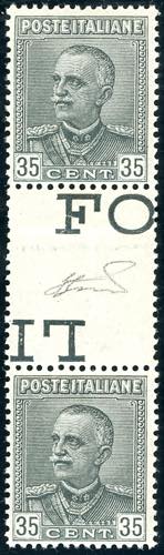 1929 - 35 cent. ardesia Vittorio ... 