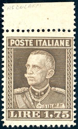 1929 - 1,75 lire, dent. 13 3/4 ... 