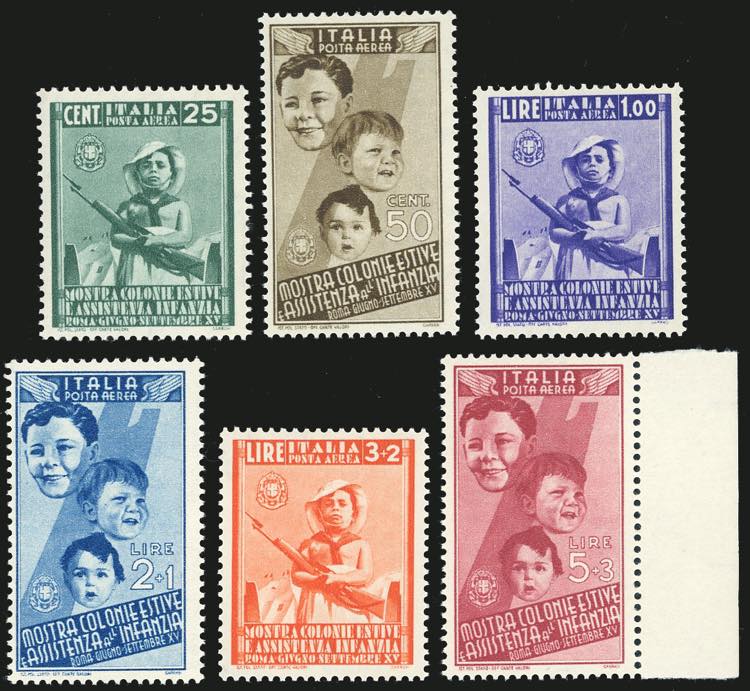 1937 - Colonie estive, serie ... 