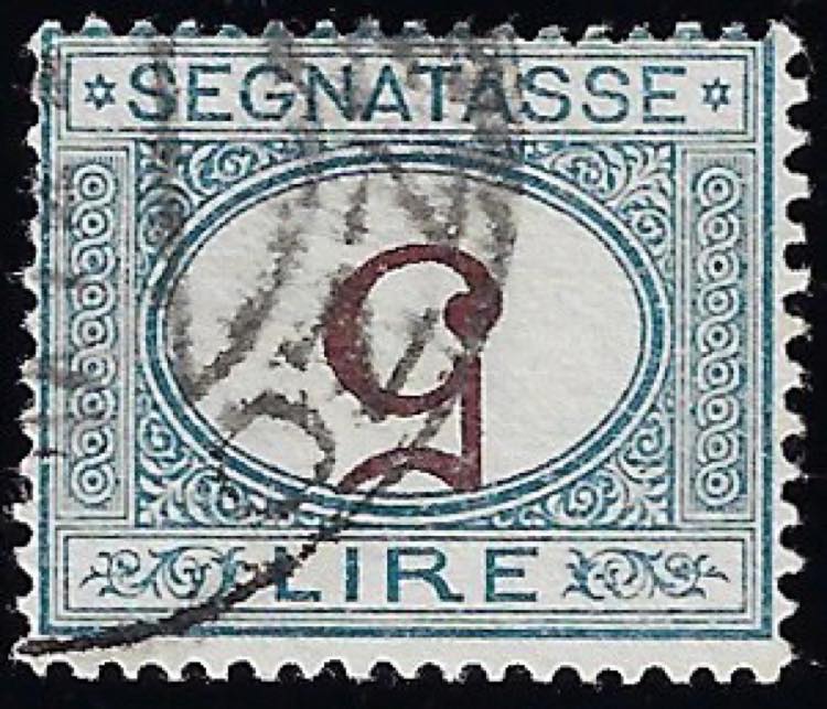 1870 - 5 lire azzurro e bruno, ... 