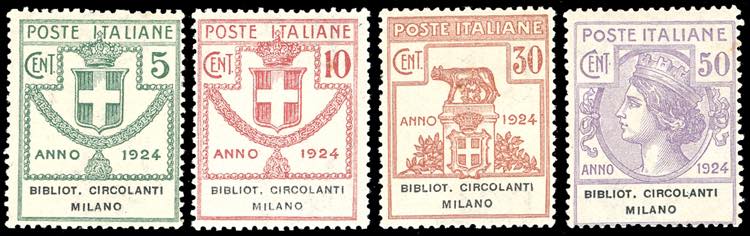 BIBLIOT. CIRCOLANTI MILANO 1924 - ... 