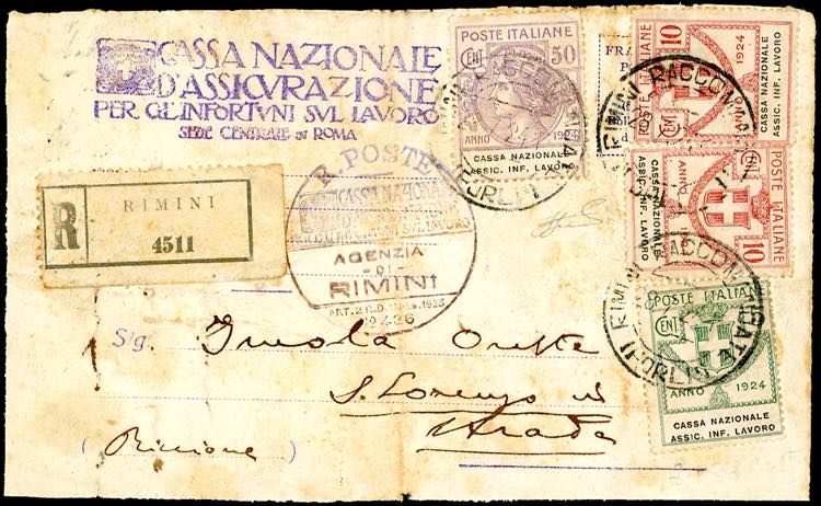 CASSA NAZIONALE ASSIC INF. LAVORO ... 