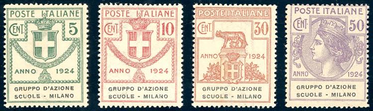 GRUPPO DAZIONE SCUOLE-MILANO 1924 ... 
