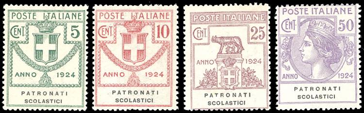 PATRONATI SCOLASTICI 1924 - Serie ... 