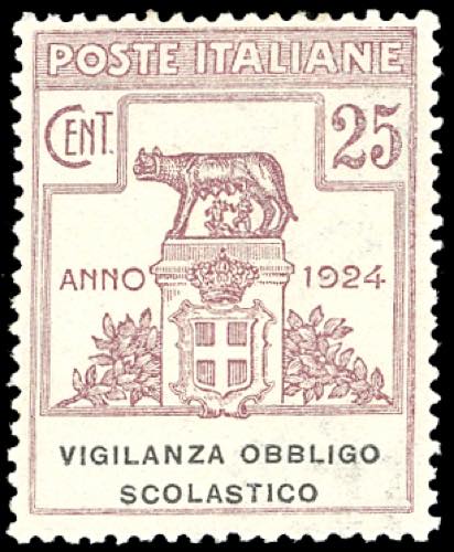 VIGILANZA OBBLIGO SCOLASTICO 1924 ... 