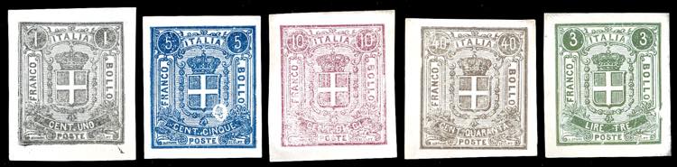 1862 - Saggi Sparre, cinque ... 