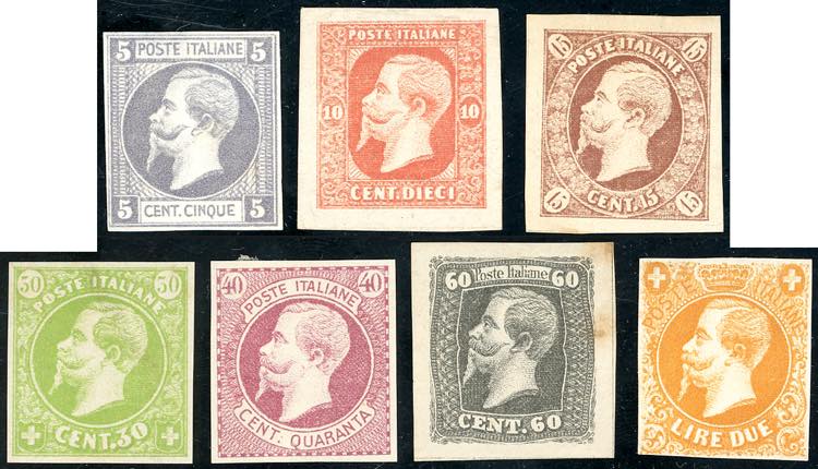 1863 - Effigie di V. Emanuele II, ... 