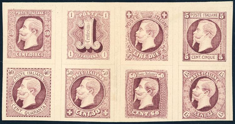 1863 - Saggi Ronchi, foglietto ... 