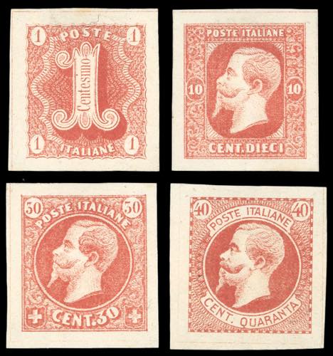 1863 - Saggi Ronchi, quattro ... 