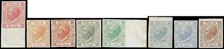 1864 - 15 cent. Saggi Bigola, otto ... 