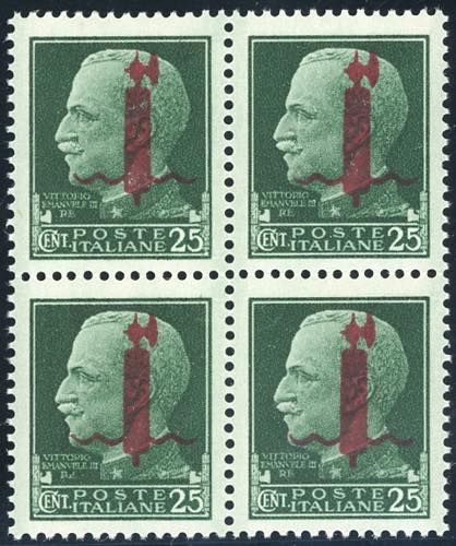 1944 - 25 cent. soprastampato ... 