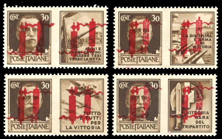 1944 - 30 cent., doppia ... 
