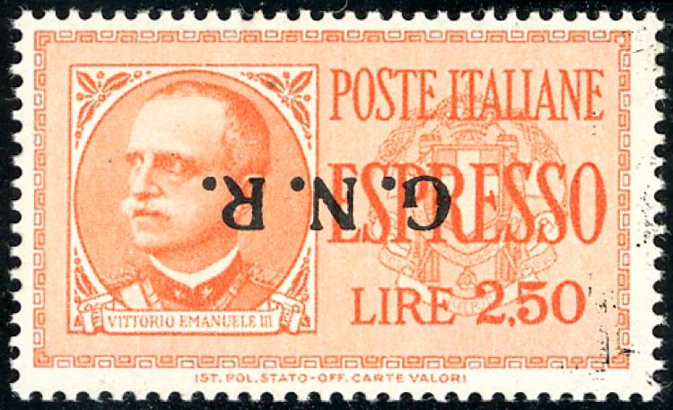 1943 - 2,50 lire soprastampa ... 