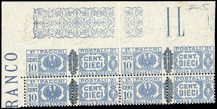 1945 - 10 cent. soprastampato, ... 