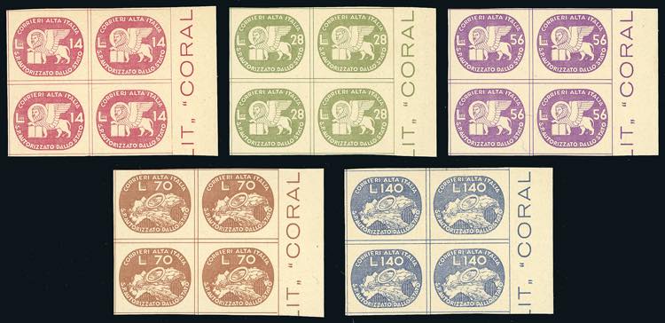 CORALIT 1945 - Leone di S.Marco, ... 