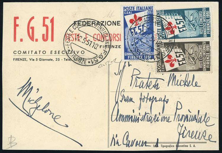 1951 - Ginnici, serie completa ... 