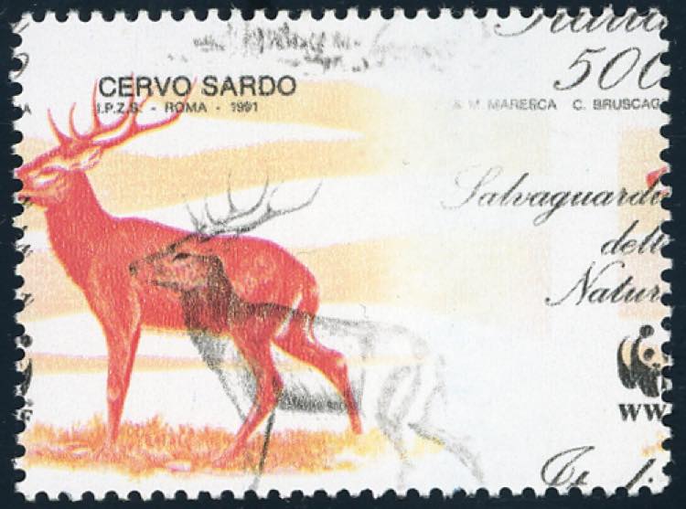 1991 - 500 lire Cervo rosso, ... 