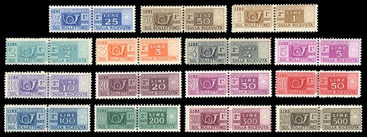 1946/51 - Filigrana ruota, serie ... 