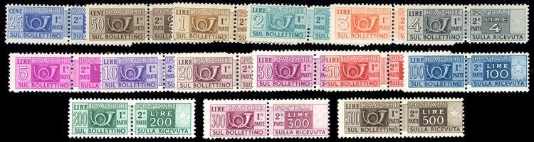 1946 - Filigrana ruota, serie ... 