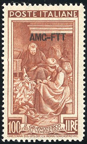 1950 - 100 lire Lavoro, dent. 13 ... 