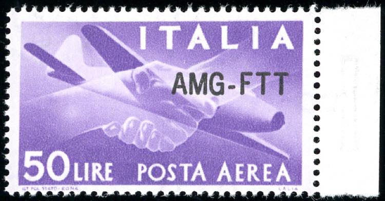 POSTA AEREA 1954 - 50 lire, nuovo ... 