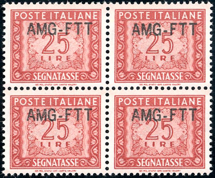 SEGNATASSE 1954 - 25 lire, nuovo ... 