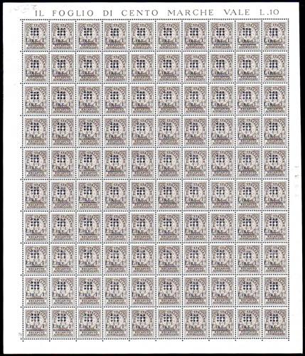 GUIDIZZOLO 1945 - 1 lira su 10 ... 