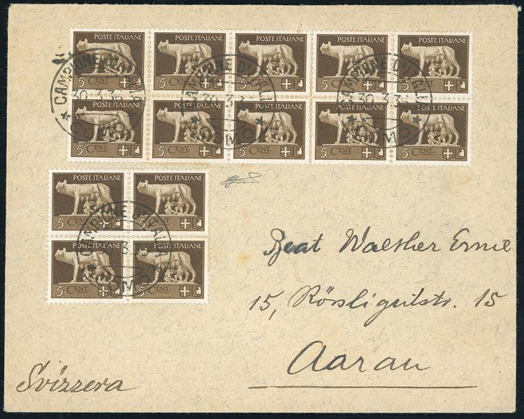 CAMPIONE DITALIA 1935 - 5 cent. ... 