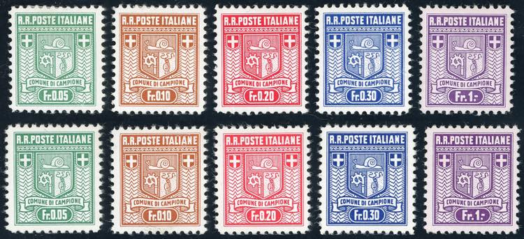 CAMPIONE DITALIA 1944 - Stemma, I ... 