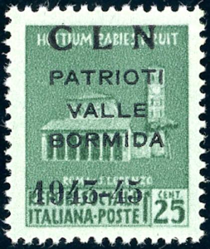VALLE BORMIDA 1945 - 25 cent. ... 