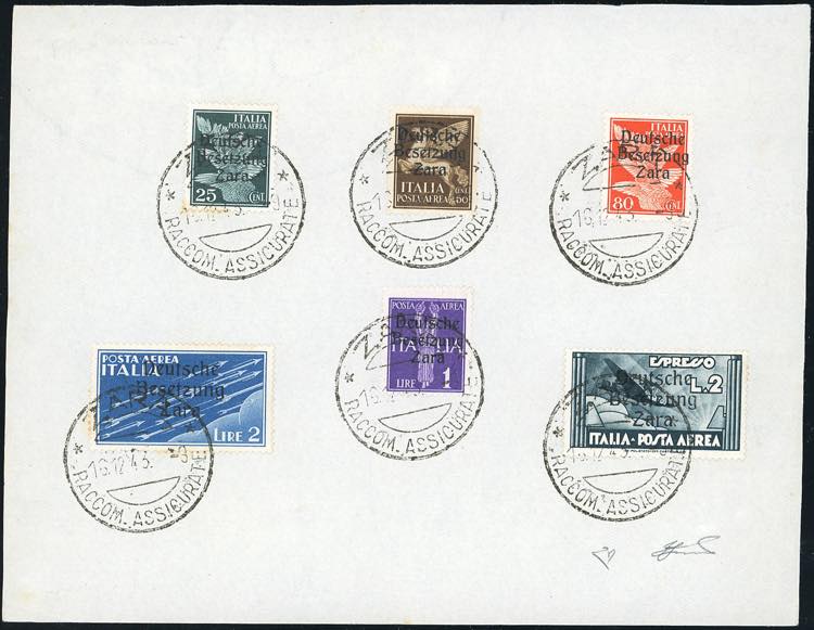 OCCUPAZIONE TEDESCA ZARA POSTA ... 