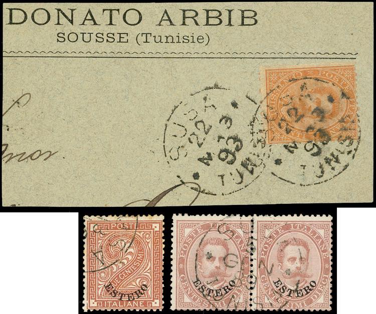 SUSA 1874/81 - Quattro esemplari ... 