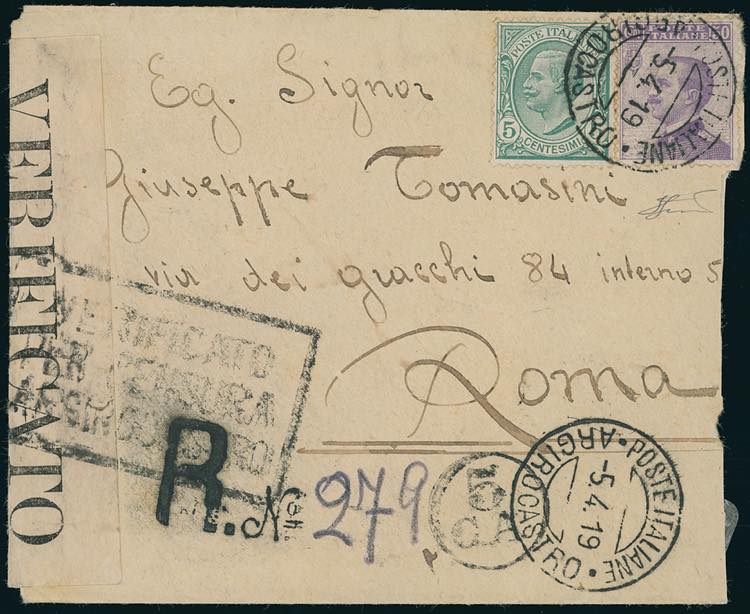 ALBANIA-ARGIROCASTRO 1919 - 5 ... 