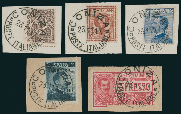 ALBANIA-CONIZA 1917 - Floreale, ... 