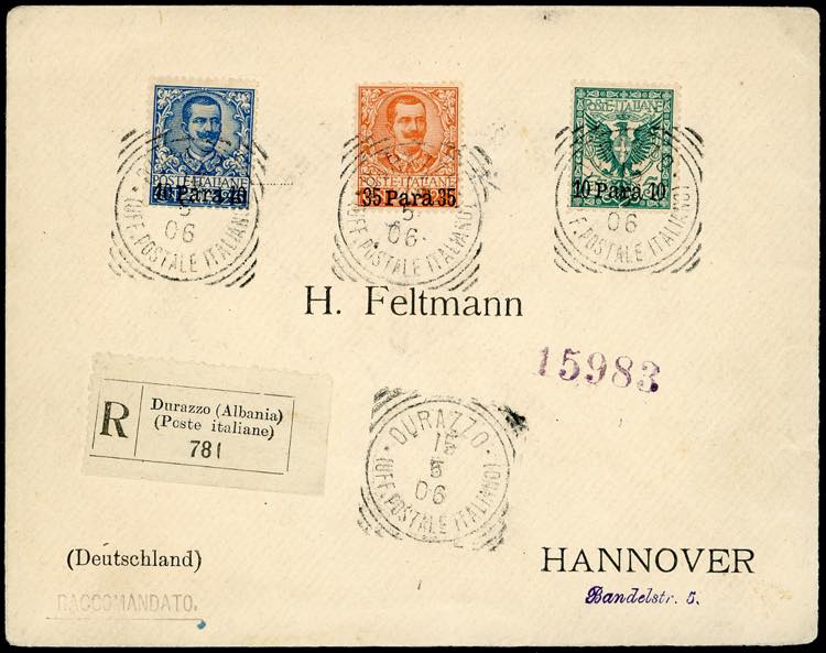 ALBANIA 1906 - Soprastampati senza ... 