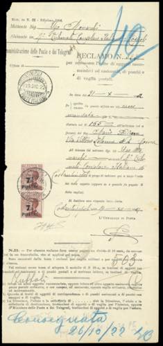 COSTANTINOPOLI 1922 - 7 1/2 ... 