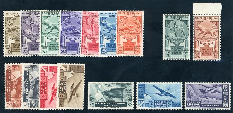 1933 - Cinquantenario Eritreo, ... 