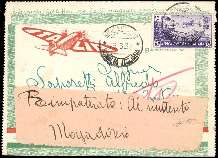 POSTA AEREA 1938 - 1,50 lire ... 