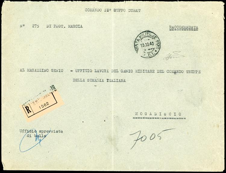 POSTA MILITARE 1940 - Busta ... 