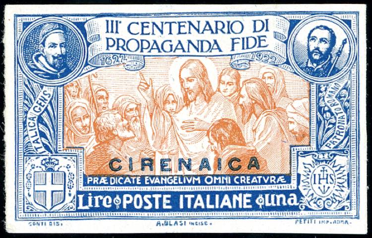 1923 - 1 lira Propaganda Fide, ... 