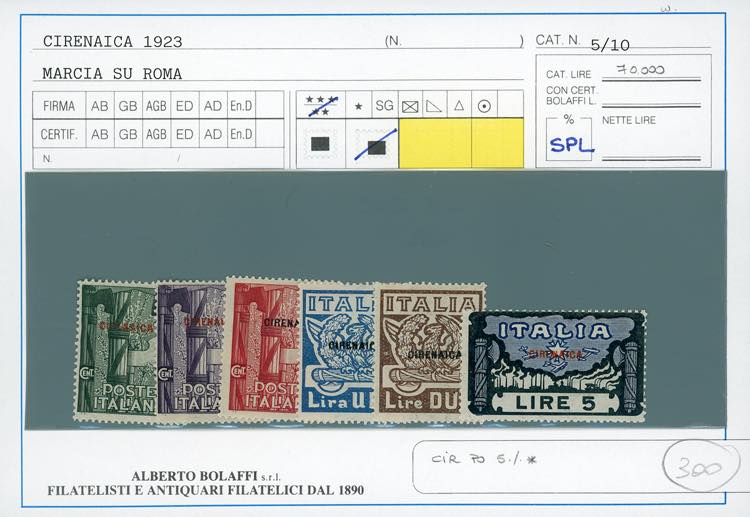 1923 - Marcia su Roma, serie ... 