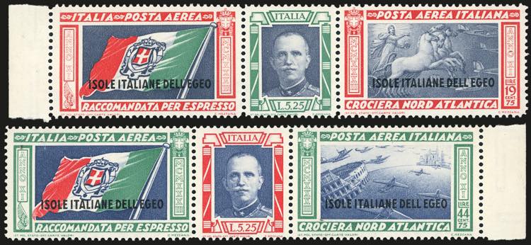 POSTA AEREA 1933 - Trittici ... 