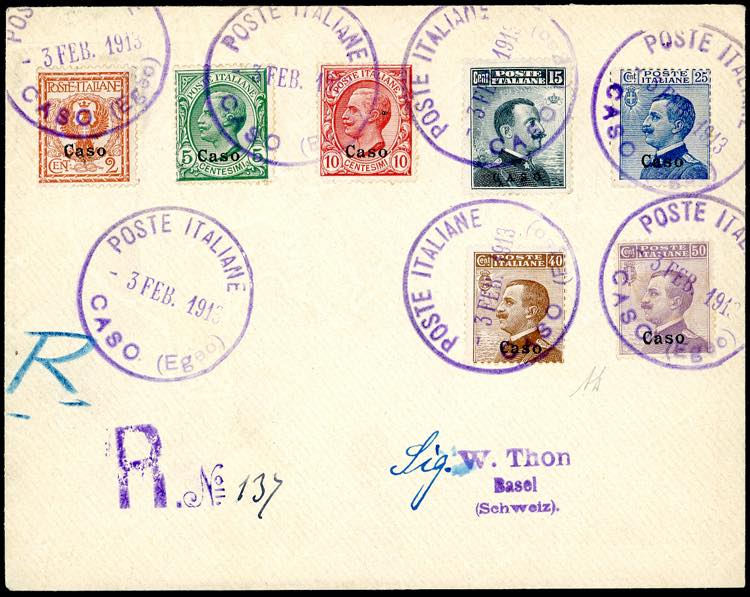 CASO 1913 - Soprastampati, serie ... 