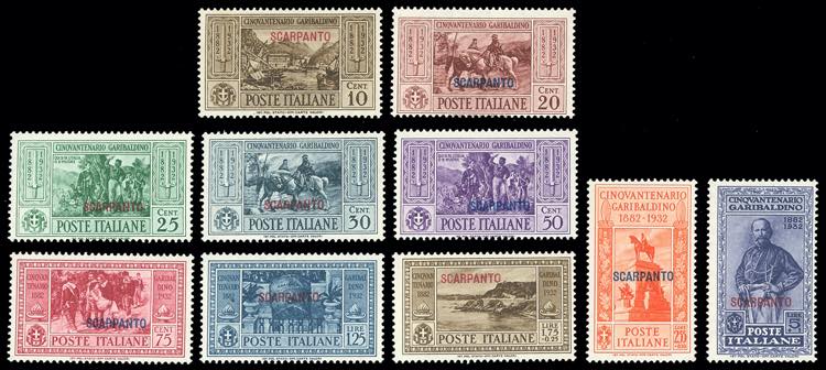 SCARPANTO 1932 - Garibaldi, serie ... 