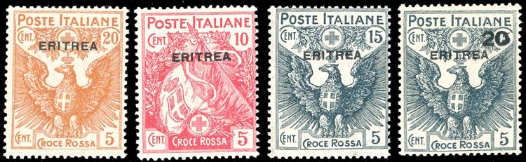 1916 - Croce Rossa, serie completa ... 