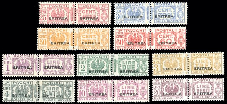 PACCHI POSTALI 1927/37 - Fascio al ... 