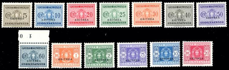 SEGNATASSE 1934 - Soprastampati, ... 